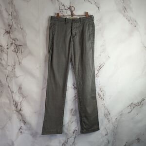 Hollister Chino Pants Mens 29 x 31 Gray Slim Straight Leg Cotton Stretch…
